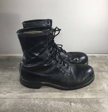 Vintage Vietnam War Era 60s Punk Grunge Steel Toe Boots Leather Combat 10.5 Mens