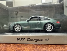 1/43 Minichamps Porsche 911(997) Targa 4 Malachite Green Dealer Box RARE!