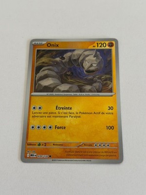 Pokemon Karte Onix Holo Reverse Scharlachrot und Violett MEG FR 070/132 2025