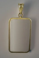 14k Yellow Gold Bezel For Pamp Lady Fortuna 5 Gram Gold Bar!