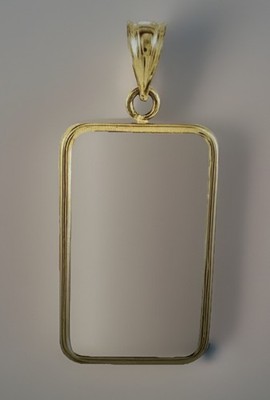 14k Yellow Gold Bezel For Pamp Lady Fortuna 5 Gram Gold Bar!