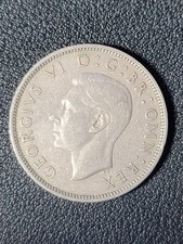 1948 King George VI Two Shillings Florin IND IMP Coin VF Circulation