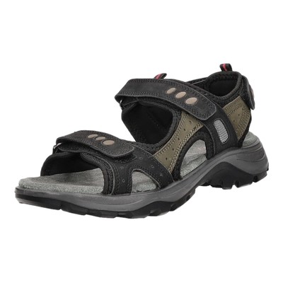 Sportliche Sandalette bis 30mm Sohlenhöhe JENNY-17-BK