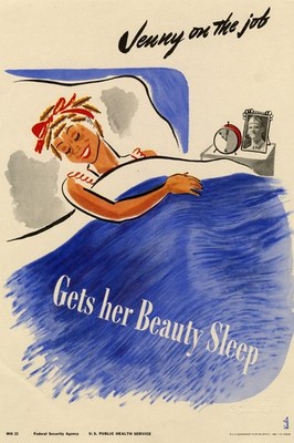  ️ Jenny on the Job - Vintage Beauty Sleep Poster 24x36  - Premium Matte Print