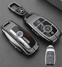 Key Fob Cover Case For Mercedes-benz C E S Cls C300 Glc S400 Protective Shell