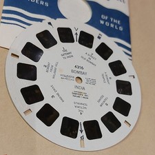 1952 Bombay INDIA  VIEWMASTER #4316 Reel & Sleeve View Master