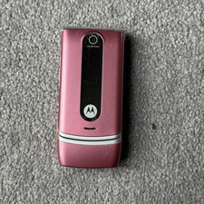 Motorola W377 Pink Unlocked 10MB 1.8" 0.3MP Mobie Flip Phone Tested Working
