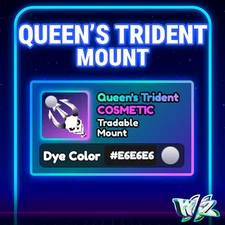 World Zero WZ - QUEEN'S TRIDENT MOUNT - WHITE #E6E6E6