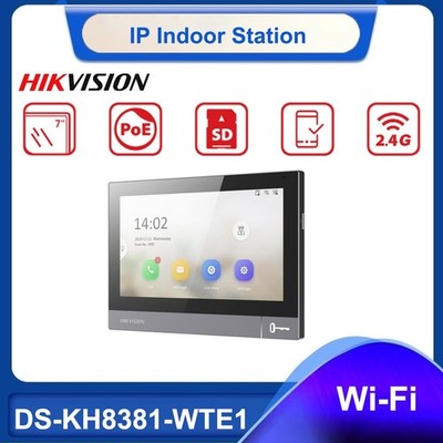Hikvision DS-KH8381-WTE1 WiFi 7'' Screen Video Intercom IP Indoor Station PoE