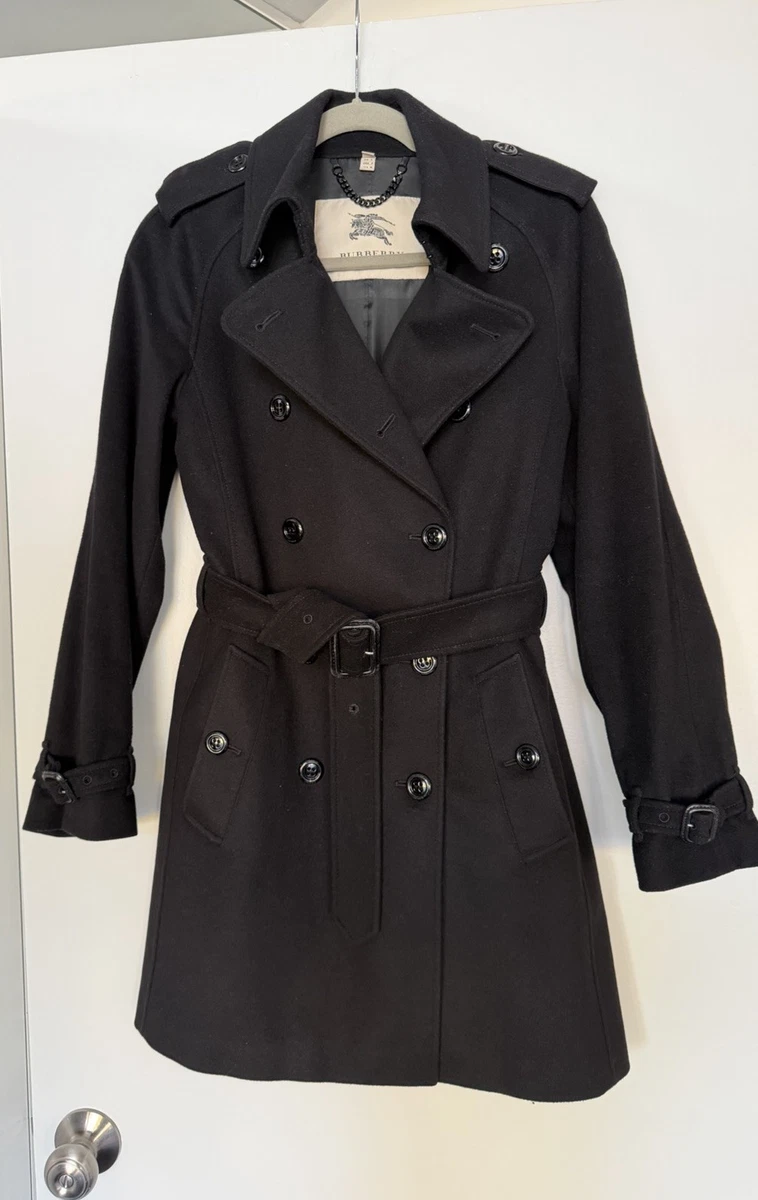 Burberry London Black Trench Coats Coats, Jackets & Vests for