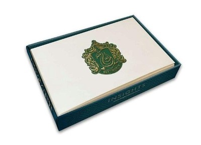Harry Potter: Slytherin Crest Foil Note Cards (Mixed Media Product)
