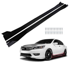 2x Jdm Style Side Skirts Splitter Extension Lip Black For Honda Accord 2013-2017 2x Jdm Style Side Skirts Splitter Extension Lip Black For Honda Accord 2013-2017