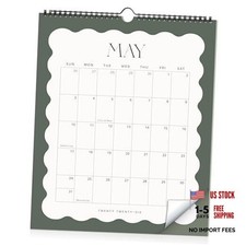 Aesthetic 2026 Wall Calendar - Runs from January 2026 Until July 2027 - The
