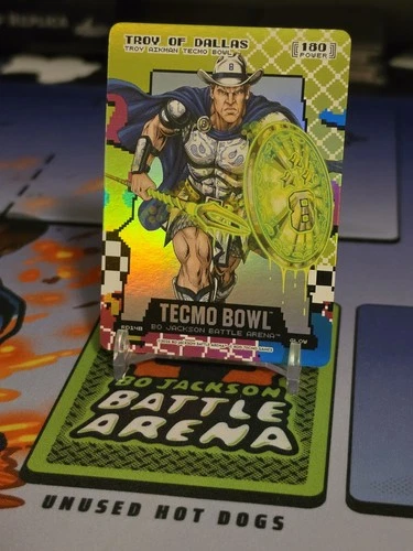 Bo Jackson Battle Arena Tecmo Bowl Troy of Dallas aka Troy Aikman 80's Rad Glow