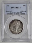 Photo of a 1941-P Walking Liberty Half Dollar from an eBay listing that sold on Jul 22, 2026
