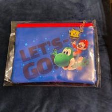Dije acrílico de la película de Super Mario Bros. bolsa plana impresión de todos los personajes,