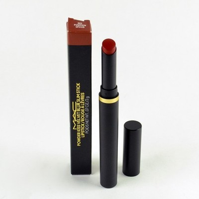 Mac Powder Kiss Velvet Blur Slim Lipstick PUMPKIN SPICED #885 - Size 2 g