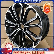 17 X 7 Replacement Wheel Rim For Toyota Camry 2006-2017 Machined Black Rim