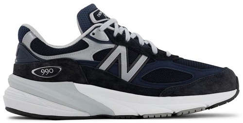 New Balance FuelCell 990v6 Hook and Loop Navy Silver (PS) | eBay