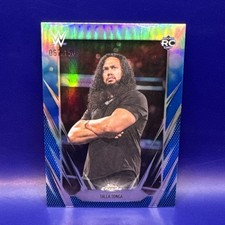 Talla Tonga 2026 Topps Chrome WWE Blue Refractor #67/150 Rookie Card RC