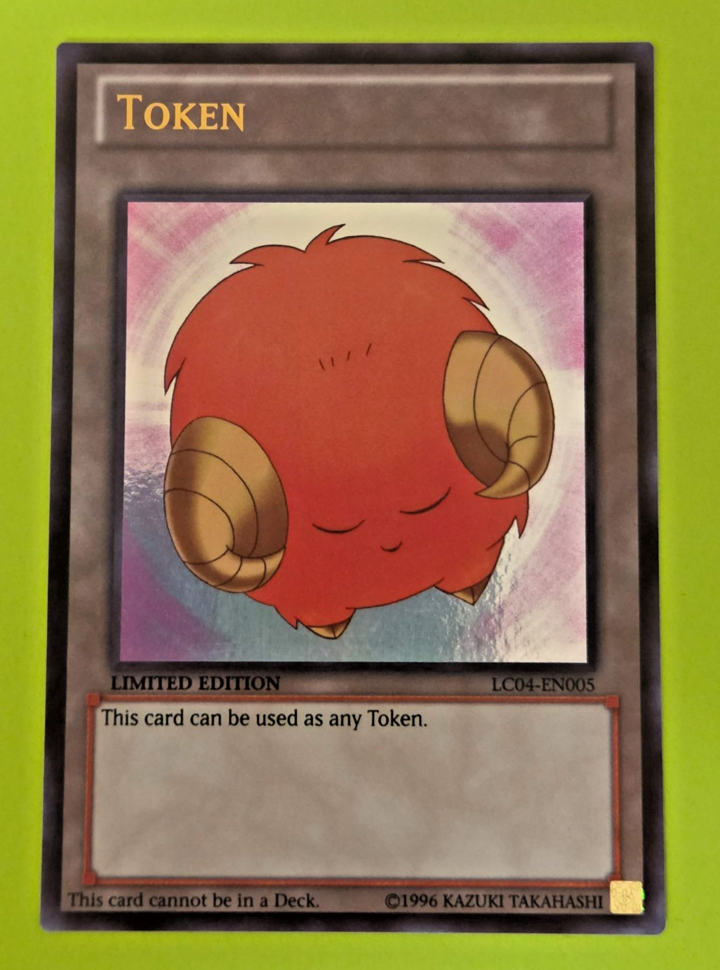 Yu-Gi-Oh Orange Token Limited Edition Ultra rare LC04-EN005 Nm
