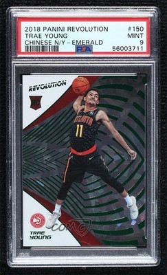 2018 Panini Revolution Chinese New Year Emerald 55/88 Trae Young Rookie RC 3h1