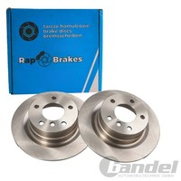 2X Rap Brakes Bremsscheiben 300Mm BelÜFtet Hinten Passend FüR Bmw 1 | R-D1064