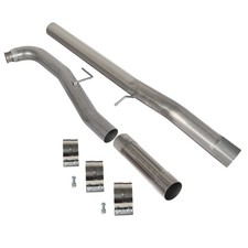 Exhaust Pipe Muffler Pipe Tube For Chevy Silverado Gmc Sierra 11-15 6.6l Duramax