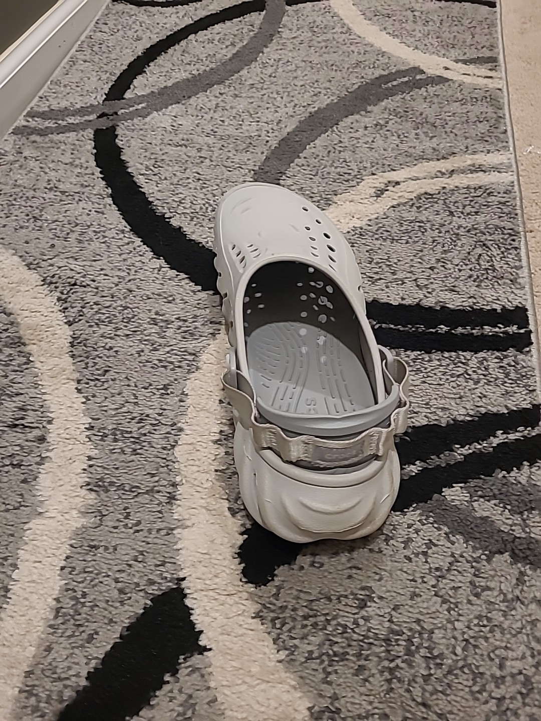 Crocs Echo Clog Gray Back strap Single AMPUTEE RI… - image 1