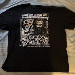 Rob Zombie 2024 Tour T-Shirt New Size 2x Large Horror Of The Zombie