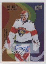 2022-23 Upper Deck Allure Color Flow Full Rainbow Spencer Knight #SF-33 Auto uf7