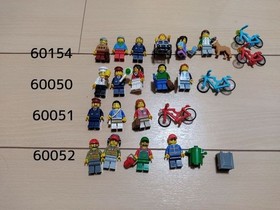 LEGO City Cargo Train 60052 High-speed Passenger Train 60051 60050 60154 Set