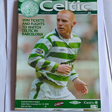 Scottish Premier League Celtic v Inverness CT Football Programme 13/11/2004