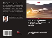 Tharindu Dananjaya Weerasinghe (U. A.) | Migration De La Main-D'¿Uvre Du Sri...