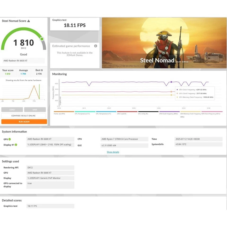 AMD RADEON RX 6600 XT Asrock come with box (USED) - Image 3 of 4