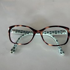 Kate Spade Eyeglasses Arabel 2NL Dark Havana on Blue Cat Eye. Frames Only