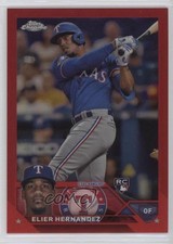2023 Topps Chrome Update Red Refractor 5/5 Elier Hernandez #USC135 nd3
