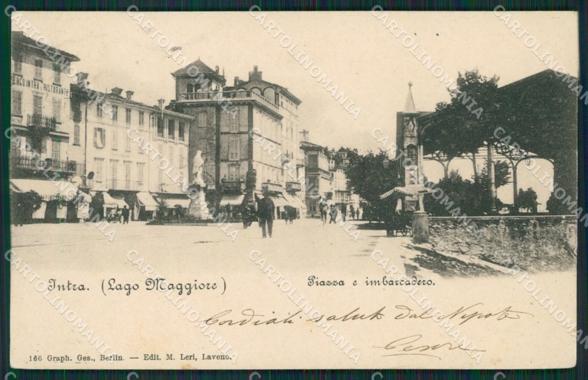 Verbania Intra cartolina QZ1167