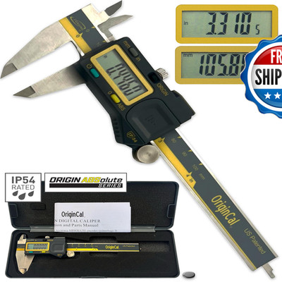 Igaging Absolute Origin 0-4 Digital Caliper Ip54 Stainless Steel Spc/Usb Output