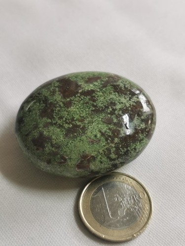 Chrysopras Jumbo, Edelstein – Kugel – 51 * 44 mm – Handschmeichler – Grün
