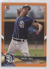 2018 Bowman Prospects Orange 4/25 Michel Baez #BP67 08jk