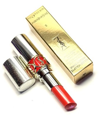 Yves Saint Laurent Rouge Volupte Rock s Shine Glitter Star Core 5 Rocking Coral