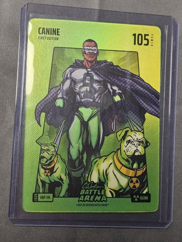 Bo Jackson Battle Arena CANINE KENNETH WALKER Glow Battlefoil GBF-114