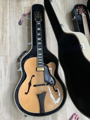 HOFNER  New President Hand Made Exquisite Guitar acoustic electric jazz box OHSC