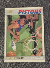 Fleer 1997-98 Decade of Excellence Dennis Rodman 10/12 Pistons Bulls Basketball