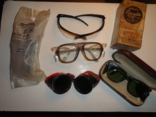 Vintage Safety Goggles Glasses lot