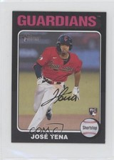 2024 Topps Heritage Mini Rookies Black Border 47/50 Jose Tena #227 k2j