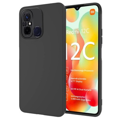 Schutzhülle für Xiaomi Redmi 12C Handy Hülle Slim Silikon Case Cover Tasche