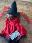 VINTAGE TINY GANZ WITCH PORCELAIN DOLL – POSABLE ARMS AND LEGS – WITH TAG — photo 2