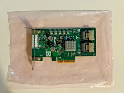 Supermicro AOC-SASLP-MV8 8-Port SATA/SAS HBA Controller Card